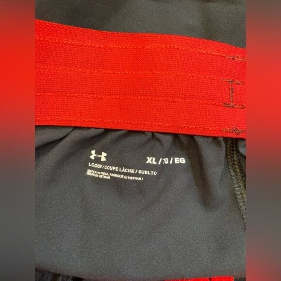 Under Armour Maryland Terrapins Sideline Woven Training Shorts in Black - Picture 5 of 5